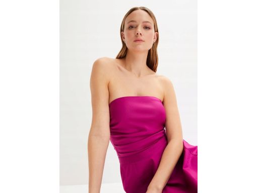 B.P.C bluzka top bandeau marszczony biskupi 44/46.