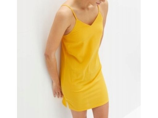 B.P.C sukienka letnia mini żółta r.36