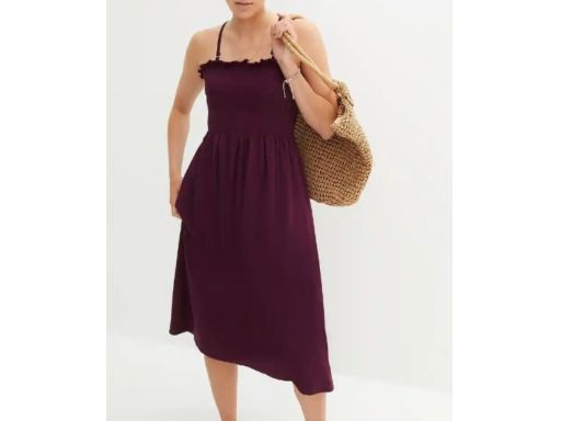 B.p.c Sukienka Letnia Bawełniana Jasnoniebieska ^48/50