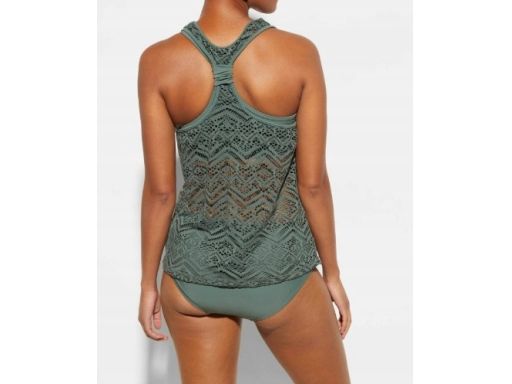 B.P.C tankini oliwkowe ażurowe r.48