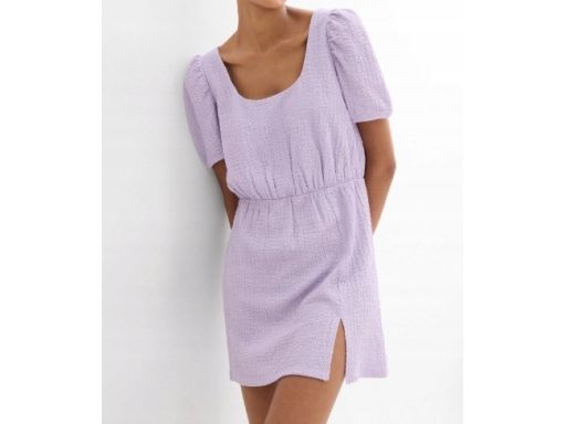 B.P.C sukienka fioletowa z krepy r.40/42