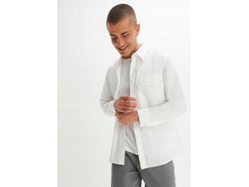 B.P.C koszula męska biała bawełniana r.45/46