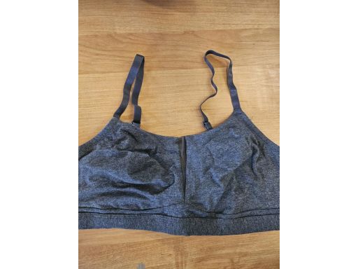 B.P.C biustonosz miękki bez fiszbin bawełniany szary 85B