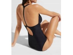 B.P.C kostium kąpielowy czarny odkryte plecy r.40