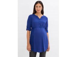 B.P.C tunika ciążowa i do karmienia piersią mini z wiskozy granatowa ^