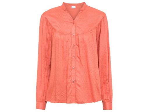 B.P.C koralowa bluzka koszulowa z wiskozy r.40