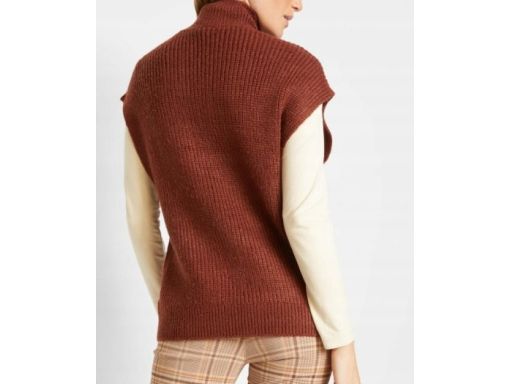 B.P.C kamizelka dzianinowa brązowa 52/54.