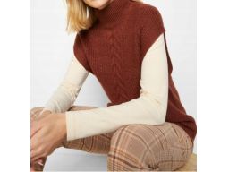 B.P.C kamizelka dzianinowa brązowa 52/54.