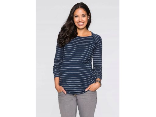 B.P.C bluza ciążowa i do karmienia bawełniana w paski 48/50.