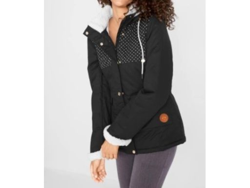 B.P.C kurtka czarna w groszki z 