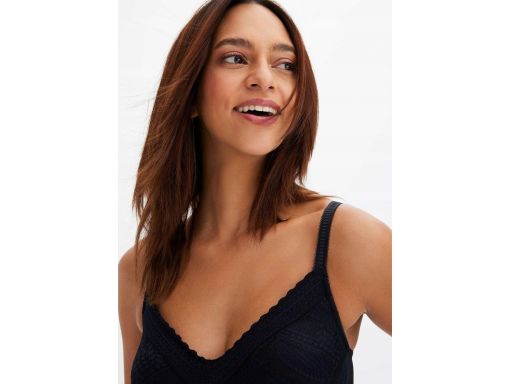 B.P.C miękki biustonosz bez fiszbin minimizer czarny ^110E