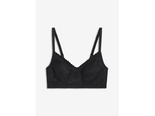 B.P.C miękki biustonosz bez fiszbin minimizer czarny ^110E