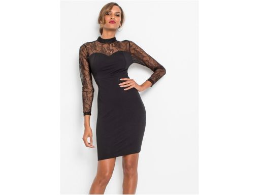 B.P.C sukienka czarna z koronką sexy r.40/42