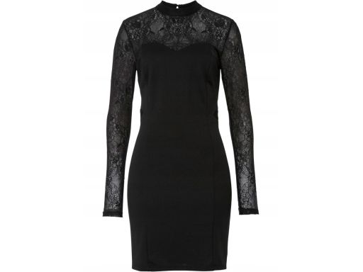 B.P.C sukienka czarna z koronką sexy r.40/42