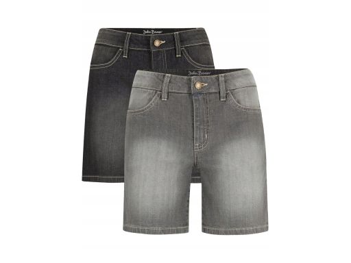 B.P.C 2-pak jeansowe spodenki ze stretchem r.38