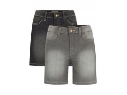 B.P.C 2-pak jeansowe spodenki ze stretchem r.38