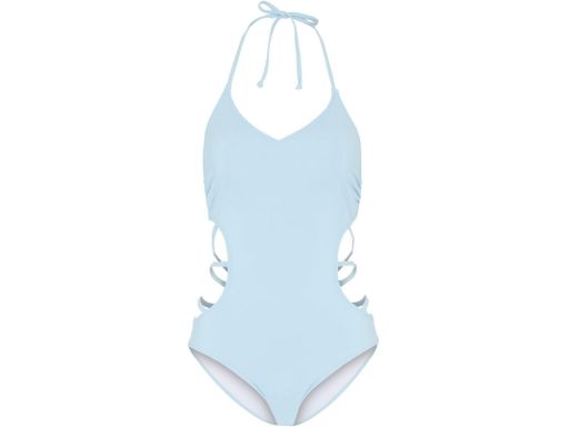 B.P.C kostium kąpielowy monokini niebieski z ozdobnymi paskami 40.