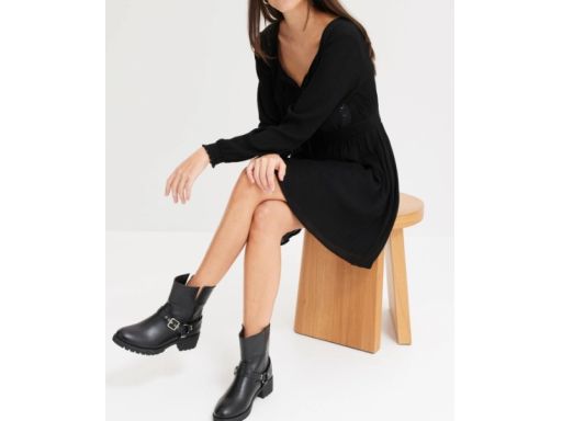 B.P.C czarna sukienka mini ^36