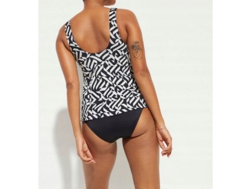 B.P.C kostium kąpielowy czarno-biały we wzory 42.