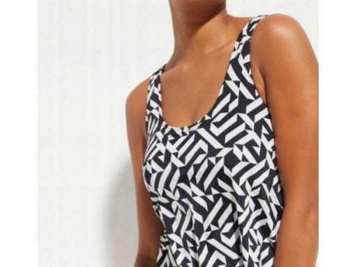 B.P.C kostium kąpielowy czarno-biały we wzory 42.