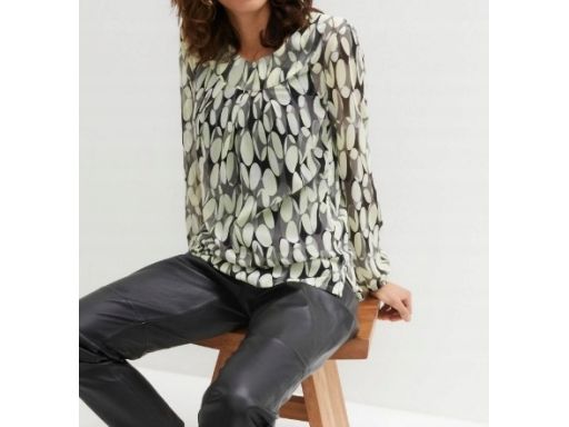 B.P.C bluzka szyfonowa we wzory 48.