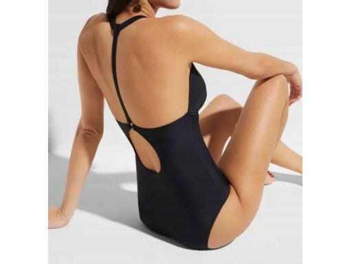 B.P.C kostium kąpielowy czarny odkryte plecy 40.