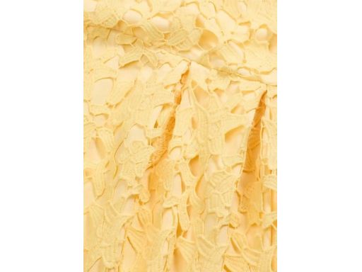 B.P.C koronkowa sukienka żółta ^38