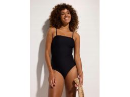 B.P.C kostium kąpielowy czarny strukturalny z odpinanymi ramiączkami 3