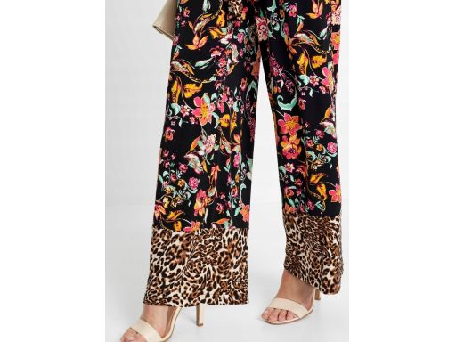 B.P.C spodnie kuloty kwiatowe we wzory ^40/42