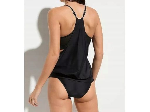 B.P.C tankini 2w1 z wbudowanym topem czarne r.46