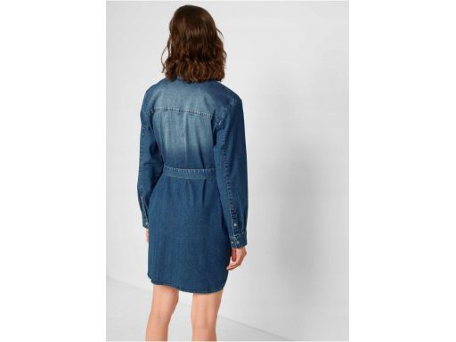 B.P.C jeansowa sukienka z paskiem r.36