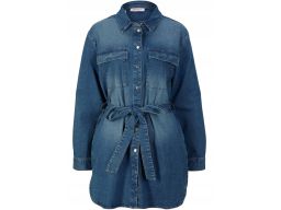 B.P.C jeansowa sukienka z paskiem r.36
