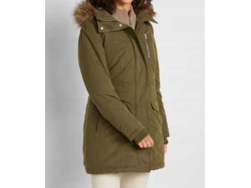 B.P.C parka khaki z futerkiem damska 34.