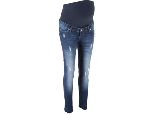B.P.C ciążowe jeansy modne z przetarciami 50.