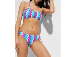 B.P.C bikini z kolorowym wzorem bandeau r.36