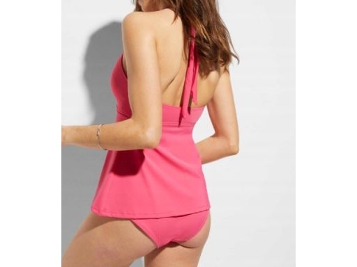 B.P.C tankini różowe z metalową aplikacją r.40