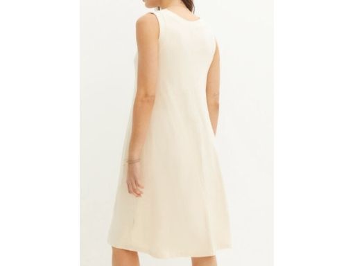 B.P.C beżowa sukienka z wiskozy midi ^36/38