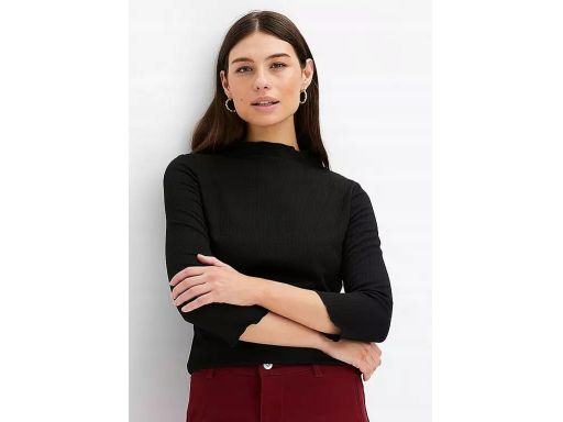 B.P.C bluzka kreszowana czarna 48/50.