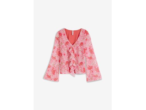 B.P.C siateczkowa bluzka w kwiaty 44/46.