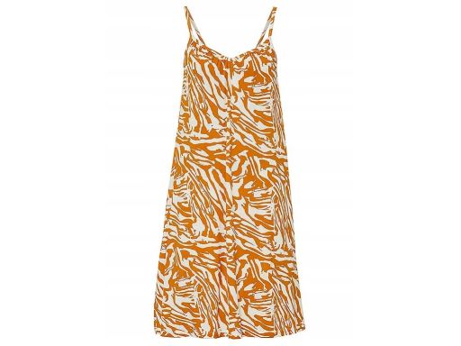 B.P.C sukienka midi na ramiączka z wiskozy 52/54.