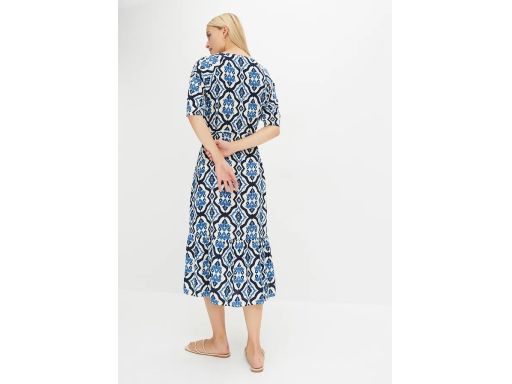 B.P.C sukienka midi z nadrukiem 38.
