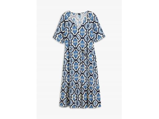 B.P.C sukienka midi z nadrukiem 38.