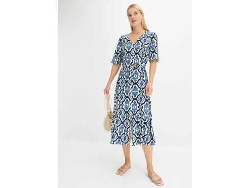 B.P.C sukienka midi z nadrukiem 38.