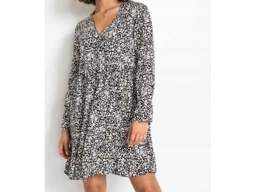 B.P.C sukienka we wzory z wiskozy r.36