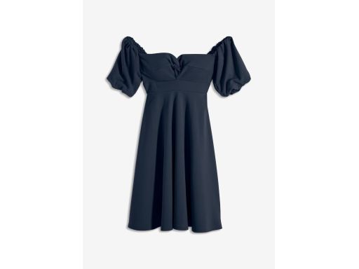 B.P.C sukienka odkryte ramiona granatowa r.42