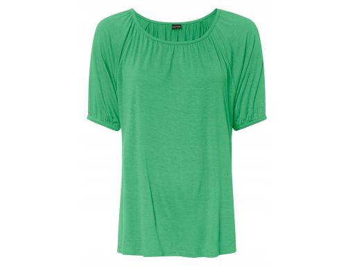 B.P.C t-shirt zielony marszczenia r.40/42