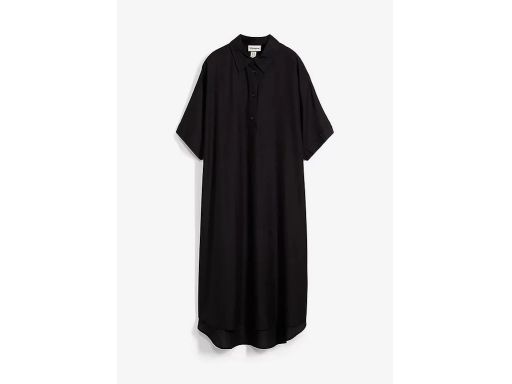 B.P.C sukienka czarna koszulowa z wiskozy r.48
