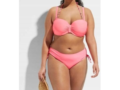 B.P.C bikini balkonetka usztywniane różowe neonowe r.48(95D)