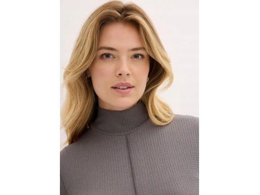 B.P.C długa sukienka szara strukturalna krepowana ^40/42