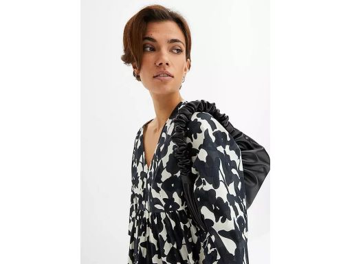 B.P.C sukienka czarno-biała z nadrukiem r.48